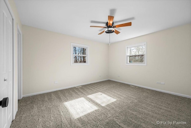 unfurnished bedroom with carpet floors