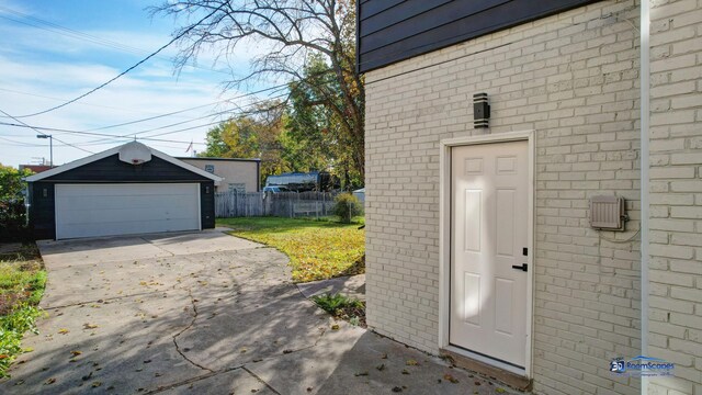 exterior space with a yard