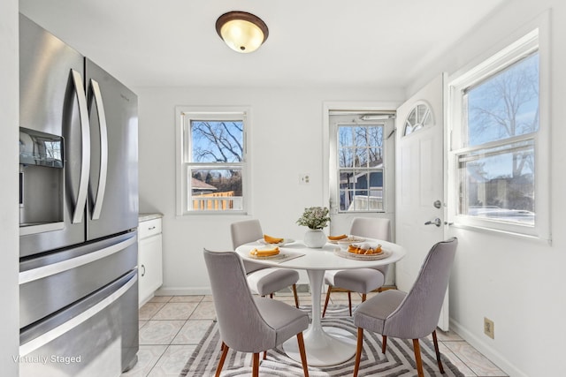 939 N Grace St, Lombard, IL 60148 - dining room featuring light tile patterned floors