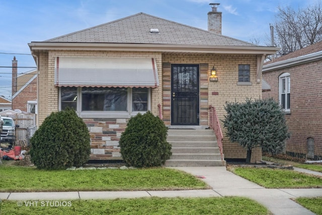 view of bungalow-style home