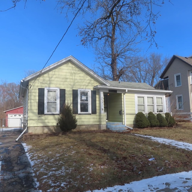 view of front of home