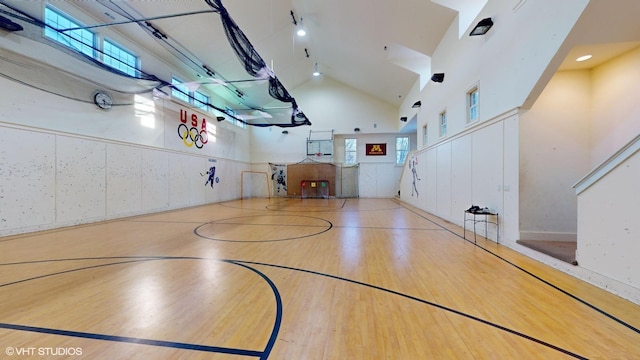 view of basketball court