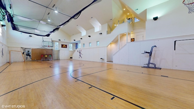 view of basketball court