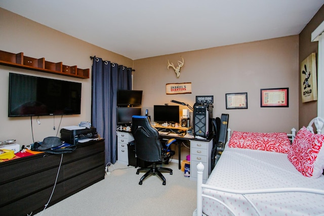 bedroom with carpet flooring