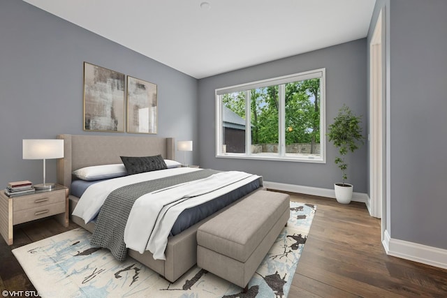 28 Brinker Rd, Barrington Hills, IL 60010 - bedroom with baseboards and wood finished floors