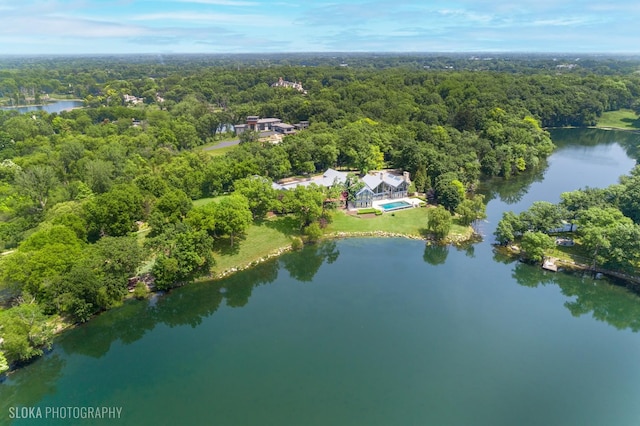 28 Brinker Rd, Barrington Hills, IL 60010 - view of property location with a heavily wooded area and a nearby body of water