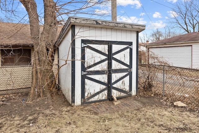 view of outbuilding