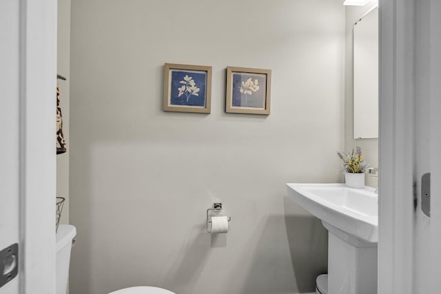 bathroom with toilet