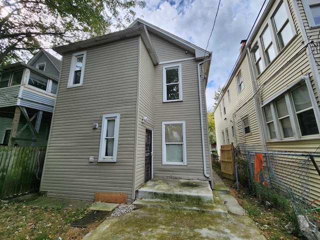 view of rear view of property