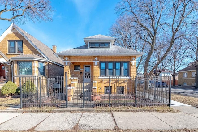 view of bungalow-style home