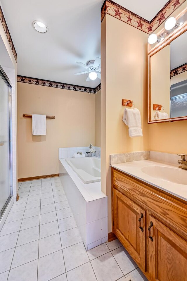 carpeted spare room with ceiling fan, vaulted ceiling, and baseboards