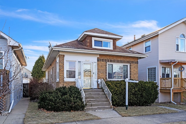 view of bungalow-style home