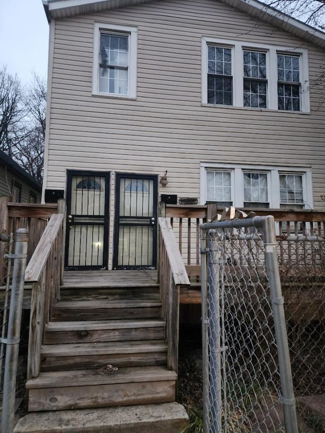 view of rear view of house