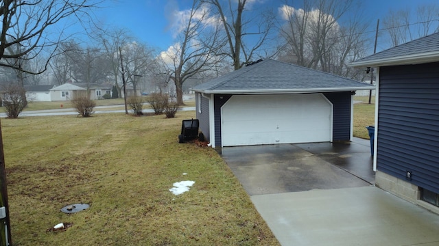 exterior space featuring a yard