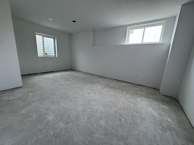 spare room featuring plenty of natural light