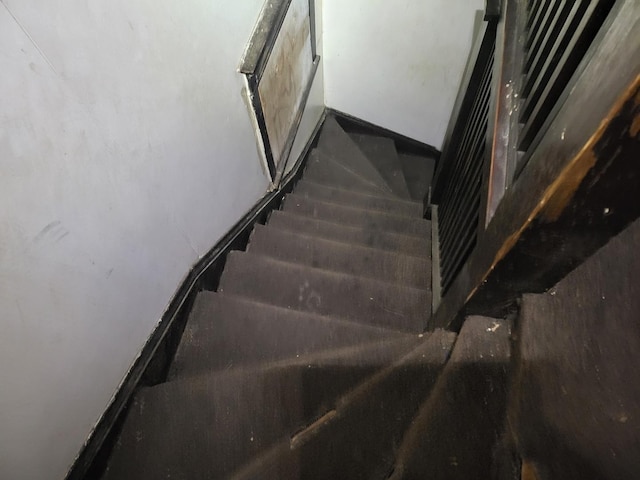 view of staircase