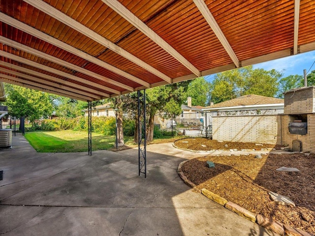 view of patio / terrace featuring cooling unit