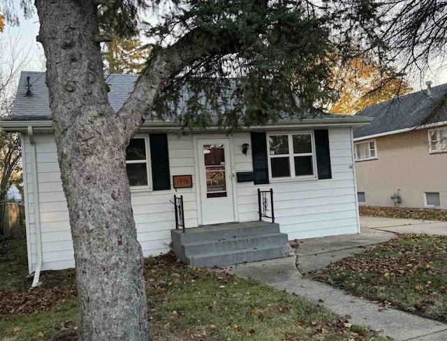 view of bungalow-style house