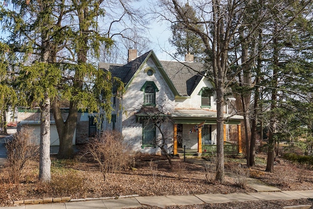 view of front of home with a porch