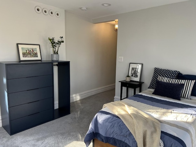 bedroom with baseboards