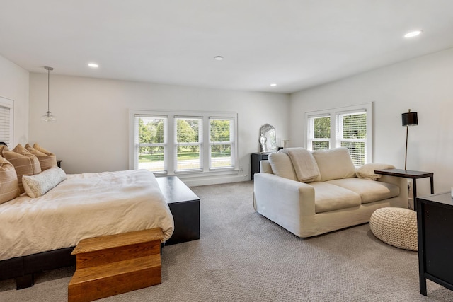 bedroom featuring carpet floors