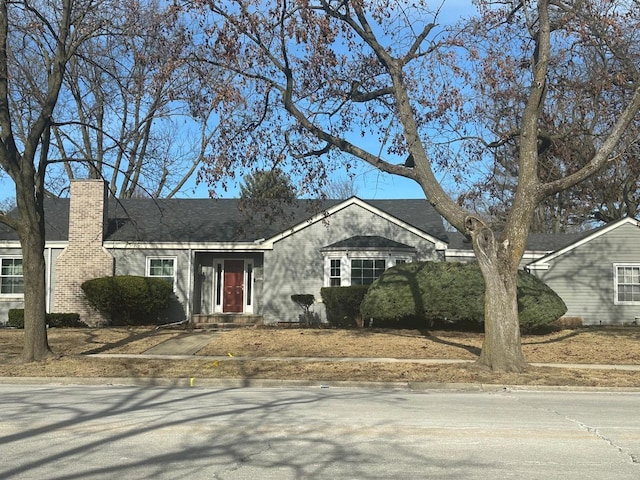 view of ranch-style home