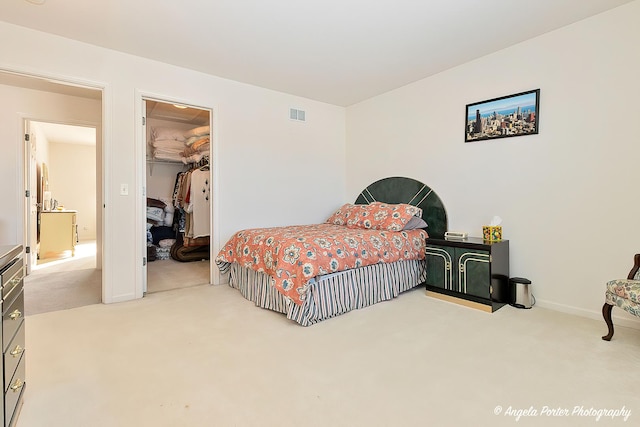 bedroom with carpet flooring