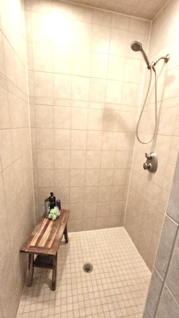 26357 S Lyndsay Dr, Channahon, IL 60410 - full bathroom featuring a tile shower
