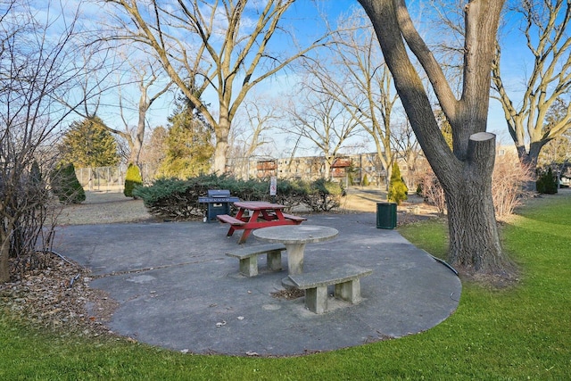 view of patio / terrace with grilling area