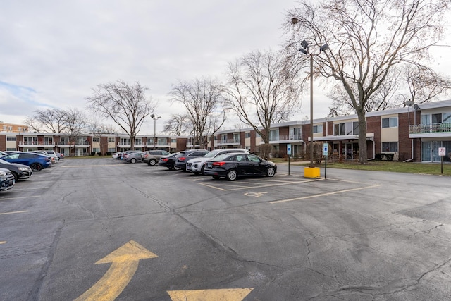 view of vehicle parking