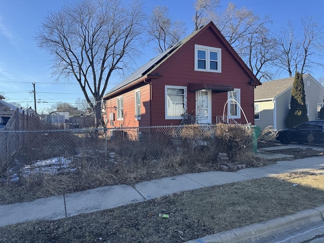 view of front of home