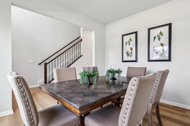 607 Virginia St, Elburn, IL 60119 - dining space with stairs and wood finished floors