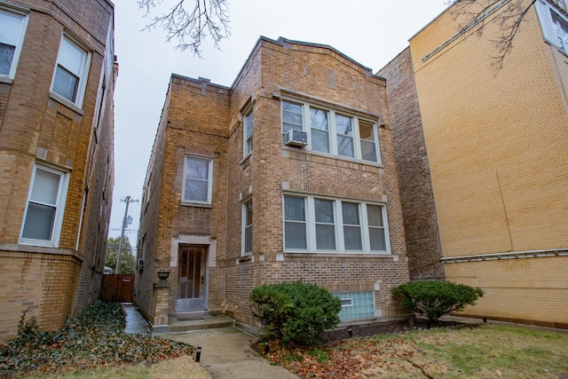 view of property with cooling unit