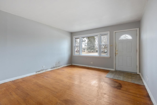 entrance foyer featuring light hardwood / wood-style flooring