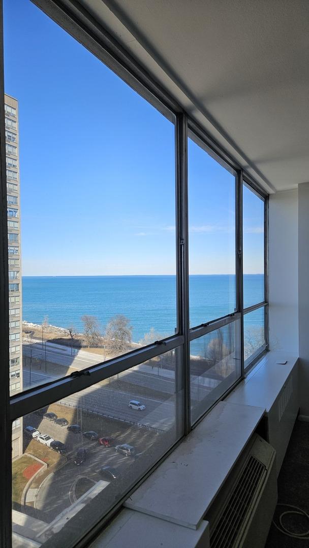 4800 S Chicago Beach Dr Unit 1404S, Chicago, IL 60615 - balcony with a water view