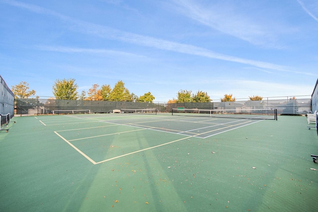 view of sport court