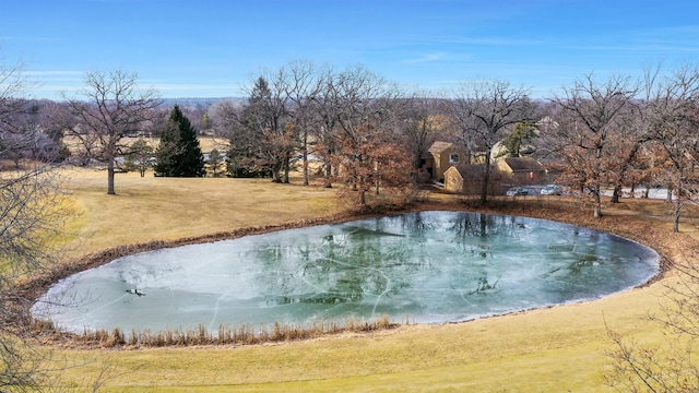 view of water feature