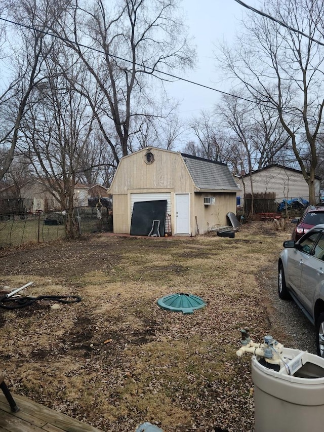 view of outdoor structure