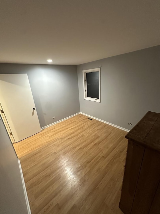 interior space featuring hardwood / wood-style floors