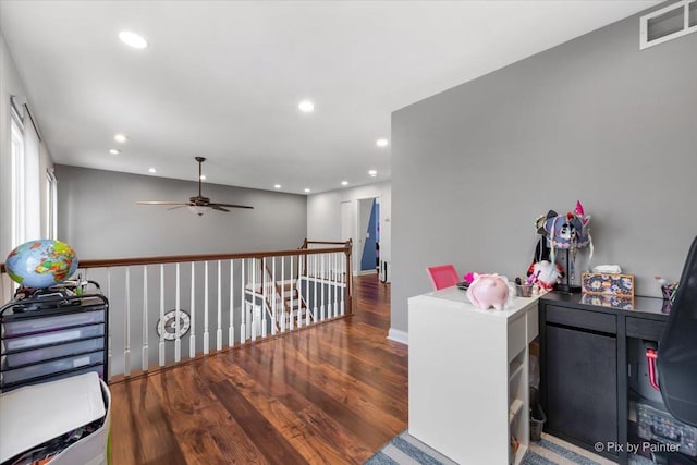 interior space featuring hardwood / wood-style flooring