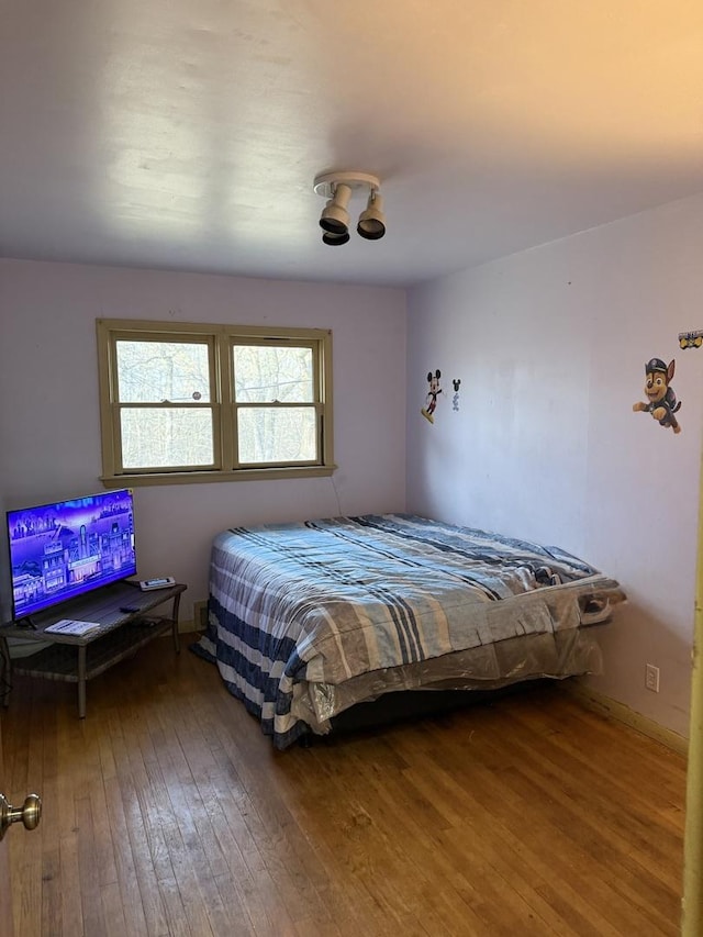 202 Hickory Dr, Roberts, IL 60962 - bedroom featuring hardwood / wood-style floors