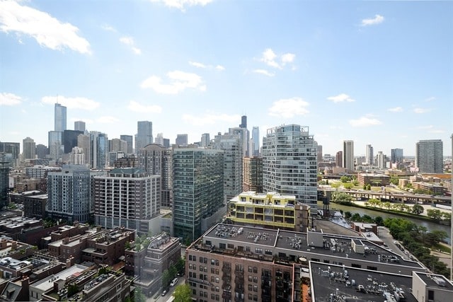 city view with a water view