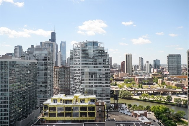 city view with a water view