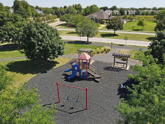 view of jungle gym