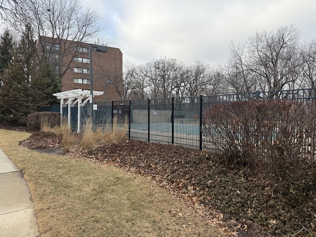 view of sport court