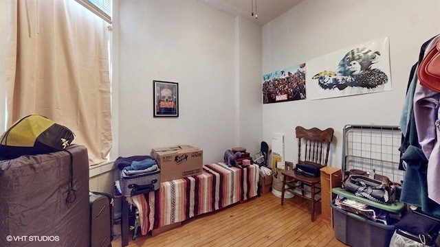 interior space with light wood-style flooring