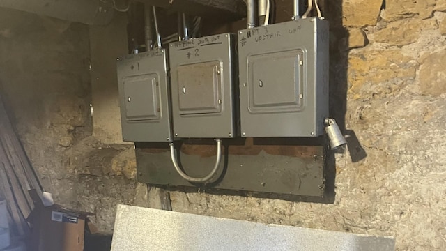 utility room featuring electric panel