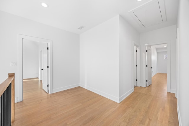 hallway featuring light hardwood / wood-style flooring