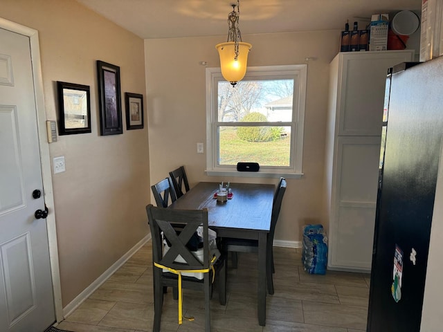 view of dining area