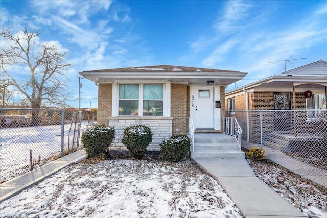 view of bungalow